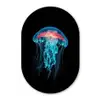 Kwal - Tentakels - Blauw - Licht Wandcirkel Ovaal Glas middel -3d