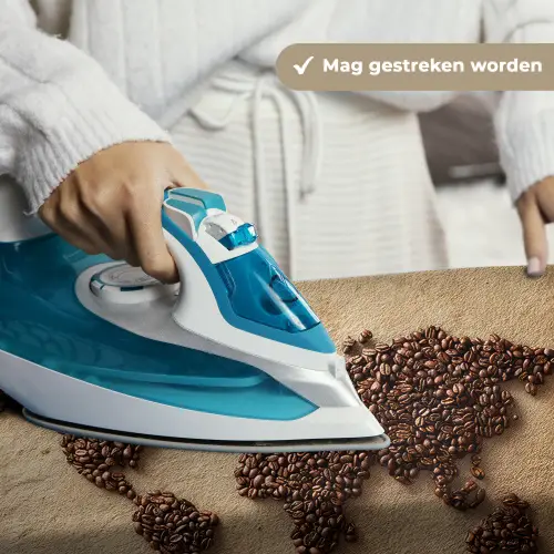 Wereldkaart - Zandkleur - Koffiebonen Wandkleed katoen klein -sfeer9