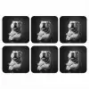 Buldog - Hond - Glas onderzetter kurk middel -3d