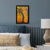 Abstract - Boom - Levensboom - Modern fotolijst zwart zonder passe partout klein -sfeer3