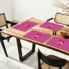 Girl power - Hart - Roze - Rood Placemat vinyl groot -zzsfeer4_Kitchenyeah-website