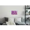 Paars - Uien - Close up Muursticker klein -slaapkamer