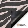 Zebra - Zwart - Roze Deurmat klein 898 -antislip_NL