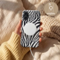 Zebra - Vacht - Klassiek - Zwart - Wit Toughcase MagSafe Apple iPhone 17 klein -USP_MagsafeV