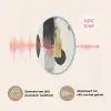 Goud - Rechthoeken - Cirkels - Abstract Akoestische PET Vilt - Rond klein -USP_NL