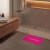 Toedeloe - Groen - Roze Badmat klein -sfeer2