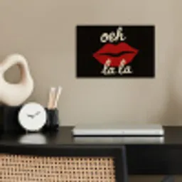 Lip - Rood - Quote poster papier klein -sfeer1
