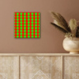 Stippen - Patroon - Groen aluminium wit klein 46 -sfeer4