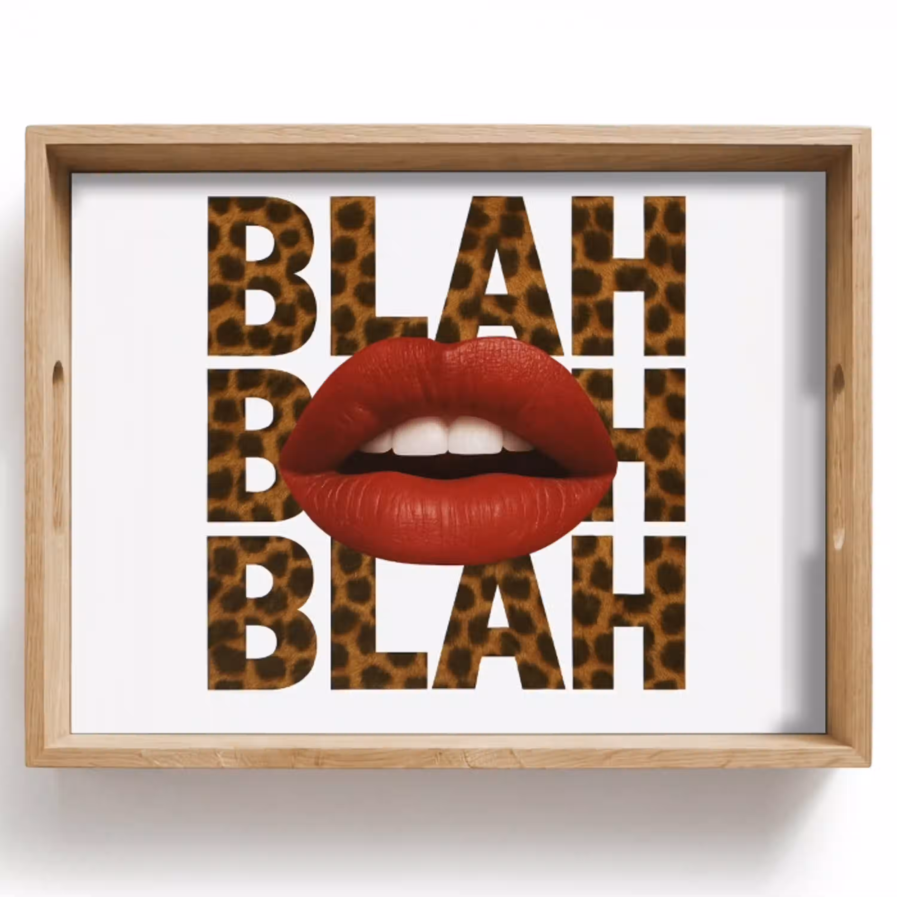 Lip - Rood - Quote Dienblad Rechthoek middel -z3d_shopping