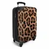 Panterprint - Dieren - Bruin NBS - Handbagage koffer - Unisex middel -productfoto_3d