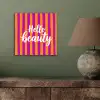 Modern - Hello - Oranje aluminium wit klein -sfeer2