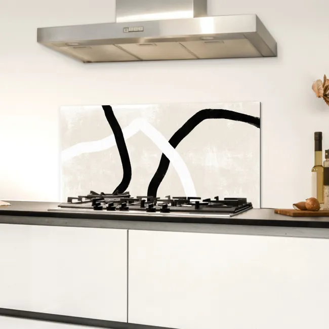 Roze - Minimalisme - Design Spatscherm Aluminium klein -sfeer4