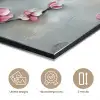 Bloesem - Kunstzinnig - Roze - Sakura aluminium wit klein -closeup_NL