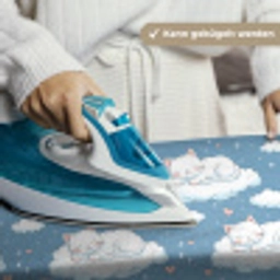 Kitten - Wolken - Blauw Wandkleed katoen klein 269 -tsfeer9_DE