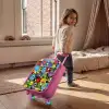 Monsters met Felle Kleuren Kinderkoffer - Roze klein -sfeer1