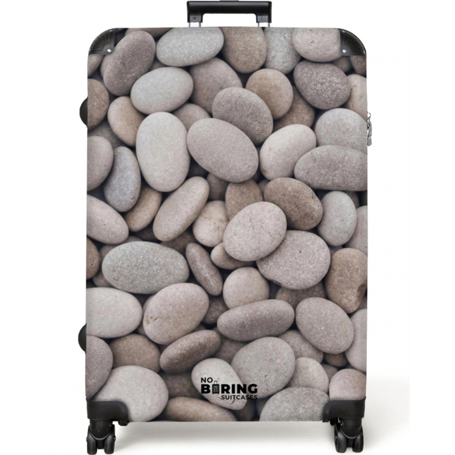 Kiezels - Stenen - Grijs NBS - Large koffer - Volwassenen Unisex groot -zzzzzzzzkaufland2
