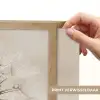 Paardenbloem - Minimalistisch - Wit Light Box met batterij (Wandlamp) middel -USP_websiteprintNL
