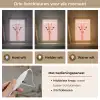 Giraffe - Illustratie - Roze Light Box met kabel (Kinderlampje) klein -USP_lichtkleurNL