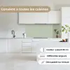 Mintgroen - Effen kleur keuken achterwand 2 middel 871 -sfeer4_FR