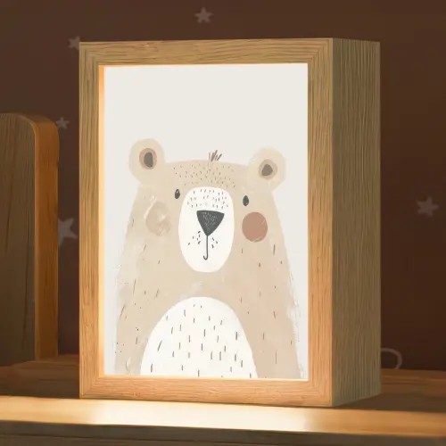 Beer - Dier - Wilde dieren Light Box met kabel klein -zzz_3d_website
