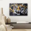 Tijger - Verfspatten - Goud canvas 2cm klein -sfeer6
