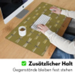 Libellen - Patroon - Groen Muismat XXL klein 681 -ysfeer3_duits