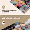 Kauwgom - Vrouw - Penseelstreken - Modern Inductie beschemer met haakjes middel -ky-schoon-nl