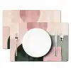 Vormen - Abstract - Cirkel - Zwart Placemat vinyl groot -zzsfeer2_Kitchenyeah-website