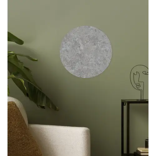 Patroon - Cement - Beton Wandcirkel behangsticker klein 186 -sfeer2