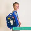 Astronaut - Planeten - Raket Kinderrugzak - Blauw middel -sfeer3_NL