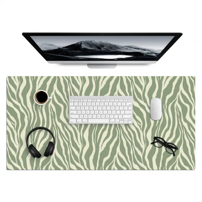 Desk Mat - Zebra - Motif - Green