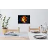 Mozaïek - Glas - Maan - Donkerblauw Muursticker klein -eettafel