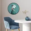 Parkiet - Vogel - Koksmuts - Cute Fotolijst rond zonder passe partout klein -sfeer2