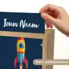 Raket - Rookwolken - Ruimte Light Box met kabel (Kinderlampje) klein -USP_websiteprintNL