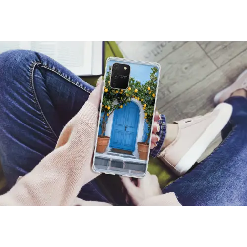 Citroenbomen - Geel - Deur - Potten Telefoonhoesje Samsung Galaxy S10 Lite klein -handS10Lite