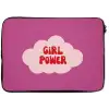 Girl power - Wolk - Roze laptophoes neopreen klein -zkaufland3dotto