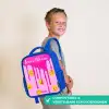 Verf - Smiley - Roze Kinderrugzak - Blauw middel -sfeer3_NL