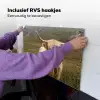 Schotse hooglander - Bergen - Grasveld Inductie beschemer met haakjes klein -ky-ophangen-nl