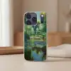 Brug - Hout - Vijver - Waterlelies Telefoonhoesje iPhone 17 Pro klein -sfeer2