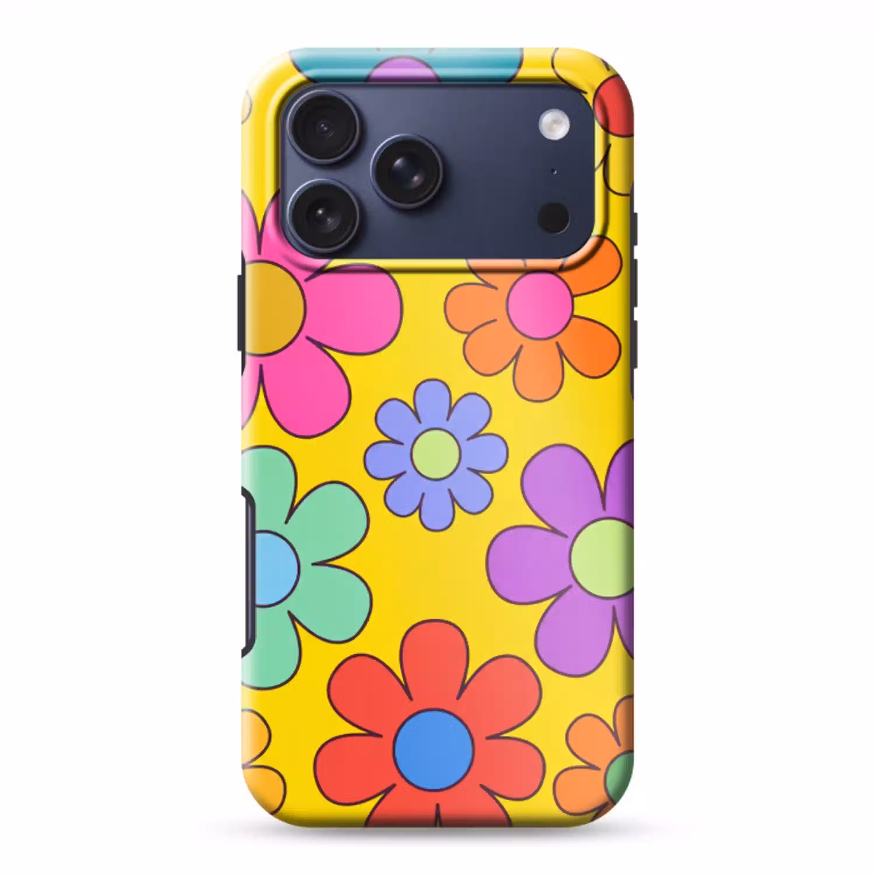 Bloemen - Illustratie - Kleurrijk Toughcase MagSafe Apple iPhone 17 Pro Max klein -3d
