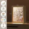 Bloesemtakken - Schilderachtig - Roze Light Box met kabel (Tafellamp) klein -USP_websiteoverzichtDE