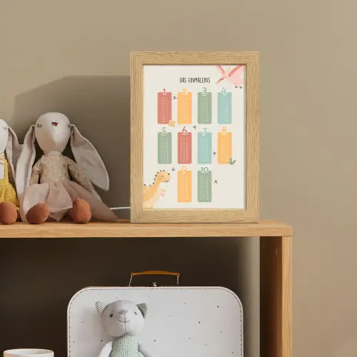 Educatief - Leren rekenen - Dino - Vermenigvuldigingstabel Light Box met kabel klein -sfeer2_kind
