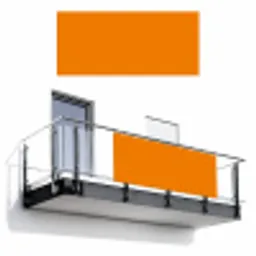 Oranje - Seizoenen - Herfst - Kleur Balkonbeschermer Duitsland klein 596 -3d