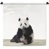 Panda -  Dieren - Kinderen - Jongens - Meisjes - Pandabeer Wandkleed katoen klein -zz3d