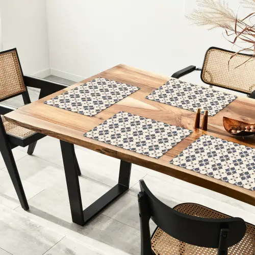 Bladvorm - Klassiek - Kleurrijk Placemat vinyl groot 368 -zzsfeer4_Kitchenyeah-website