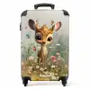 Valerie veldhertje Koffer - NBS - Handbagage middel -productfoto_recht