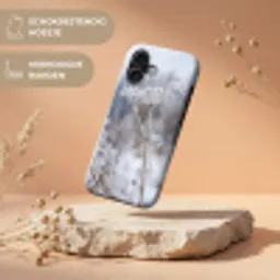 Schermbloem - Rijp - Kristallen - Winter - Delicaat Toughcase MagSafe Apple iPhone 17 klein -USP_RandenV_NL