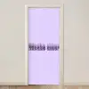 Mucho amor - Paars - Gelaagde letters deurposter klein -3d_beige