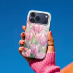 Tulpen - Veld - Lente - Roze Toughcase MagSafe Apple iPhone 17 Pro Max klein -Sfeer1V
