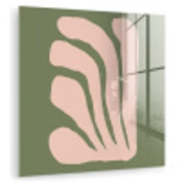 Abstract - Natuur - Pastel - Roze plexiglas 5mm klein -zzzproduct_nieuw